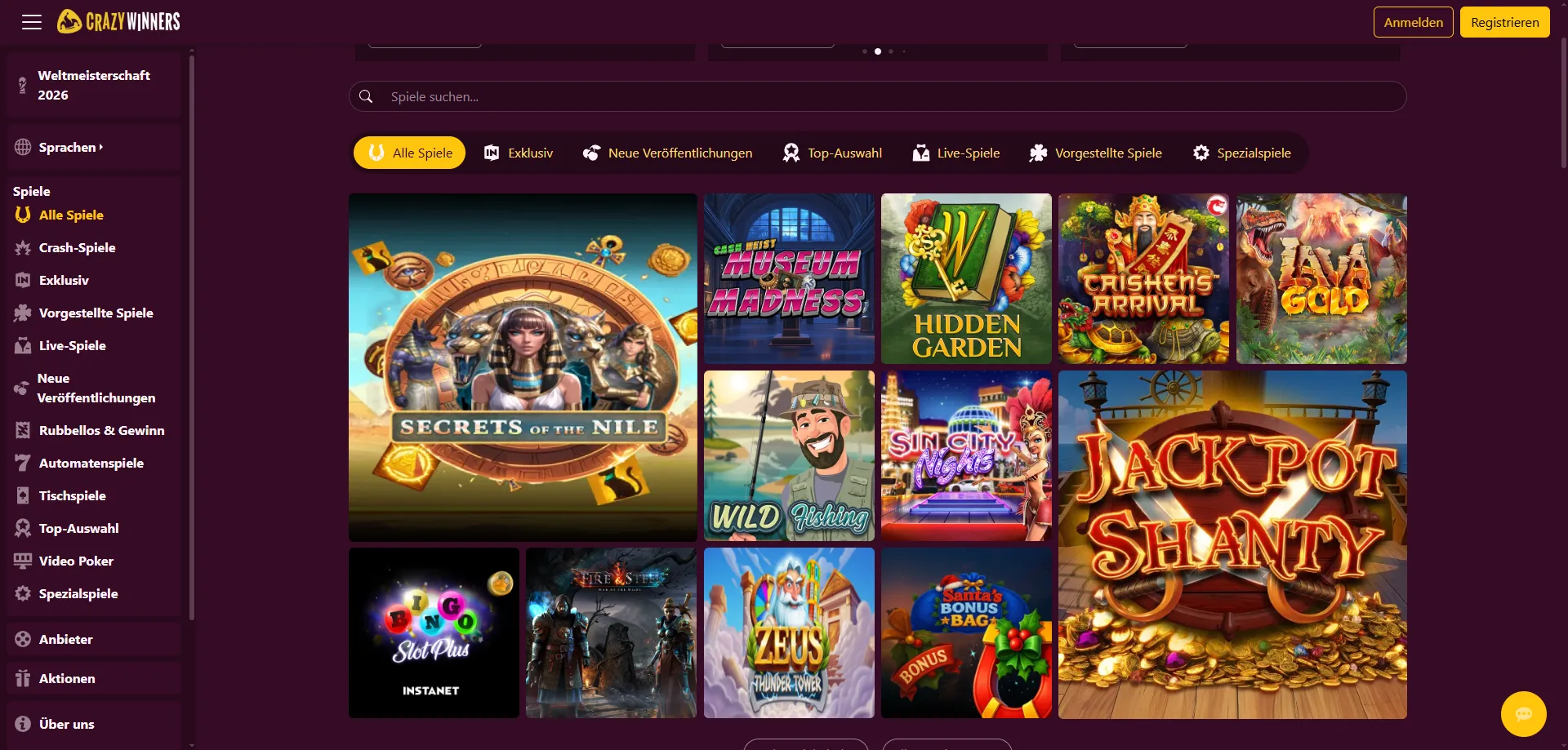 So registrierst du dich bei CrazyWinners — Crazy Winners
